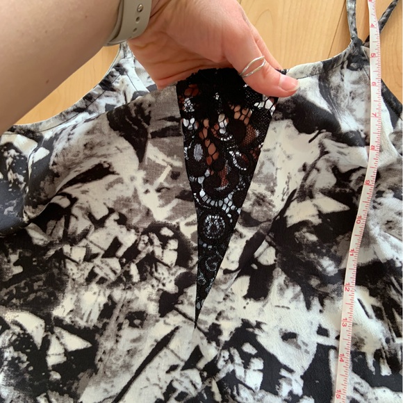 Black and white abstract print cami - Noisy May size XS - Picture 9 of 12